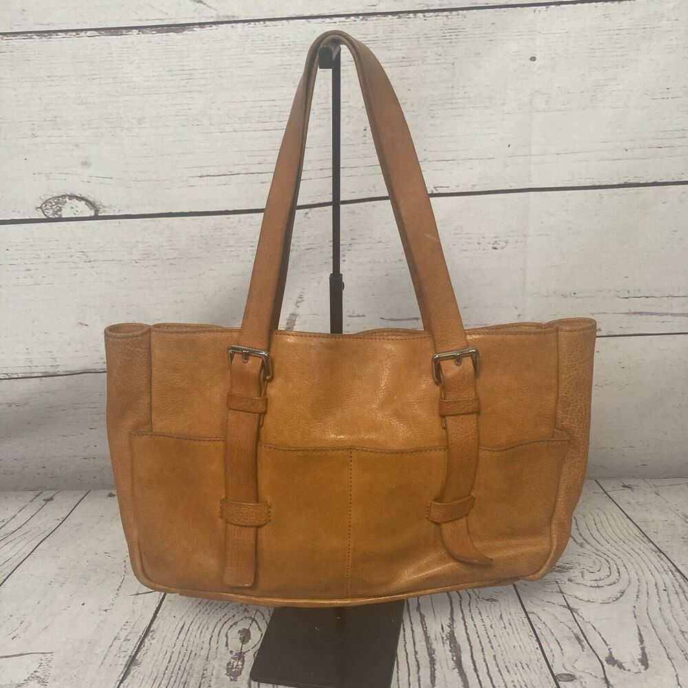 Mauro Governa for Suarez‎ New York Leather Handbag Brown Small Tote bag